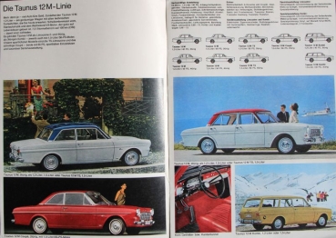 Ford Taunus 12 M - 20 M Modelprogram 1967 Carbrochure (7547)